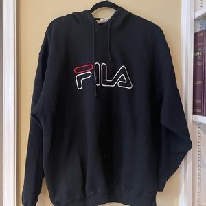 Fila black sweatshirt